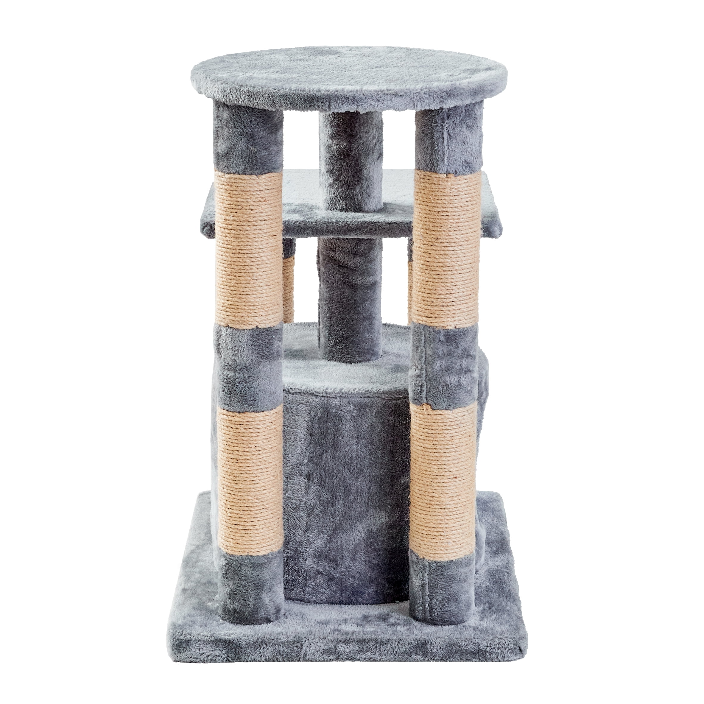 Two by Two Gala 30.5-inch Cat Tree, Cat Tower, Scratch Pad, Perch & Playground