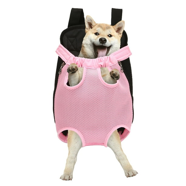 Xihbxyly Mochila Transpirable para Mascotas, Diseño de Malla de Ventilación, Tela Cómoda y Correas Acolchadas, Ideal para Viajes y Actividades Al Aire Libre, para Dueños de Mascotas, Ligera y Portáti