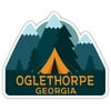 Oglethorpe Georgia Souvenir 2-Inch Vinyl Decal Sticker Camping Tent Design