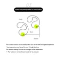 thumbnail image 4 of Audífonos Ear Hook TWS Bluetooth compatibles para Sony Ambie Sound Earcuffs (Negro) Likrtyny Para estrenar, 4 of 9