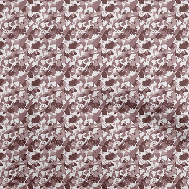 oneOone Rayon Dusty Pink Fabric Abstract Fabric For Sewing Printed Craft Fabric By The Yard 56 Inch Wide
