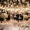 thumbnail image 4 of 10 Pack EVA Lily Flower Heads in Two Sizes, Lightweight White Foam Floral Ornaments, Artificial Hanging Flower for Wedding Ceiling Backdrop Party Indoor Outdoor Layout, 4 of 6