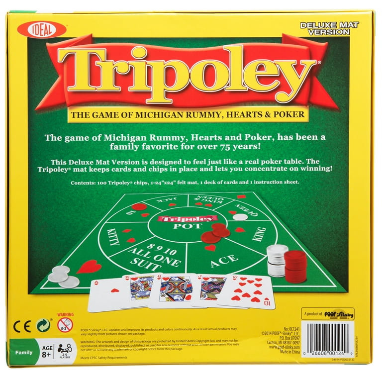 Alex: Ideal: Tripoley Deluxe - The Game Of Michigan Rummy, Hearts