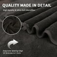 thumbnail image 6 of Jessy Home 8 Piece Home Collection Ultra Soft Cozy Black Brown Towels 700 GSM Plush Towel Set, 6 of 8