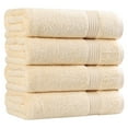 thumbnail image 2 of Superior Egyptian Cotton Absorbent Canary Bath Towel Set of 4, 2 of 13