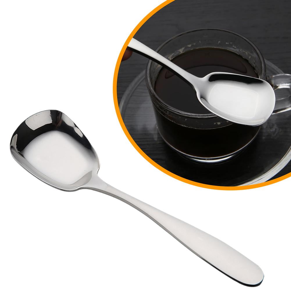 Serving Spoon Stainless Steel Square Head Large Soup - Temu