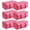 Jelly Pink-6 Pcs, variant on Poly Bags Jelly Pink 4 Pcs Moving Storage Totes