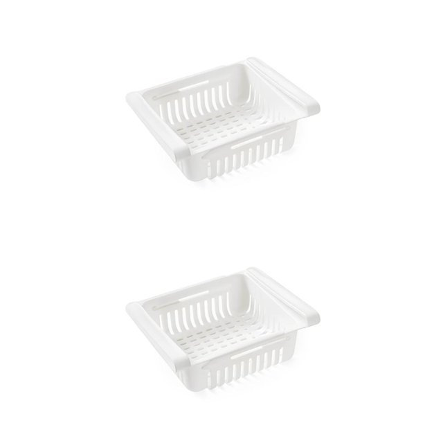 Moyic Organizador de refrigerador retráctil, contenedor de cajón escalonado, cesta de huevos, bandeja de capa, caja de almacenamiento, Type4 NO4