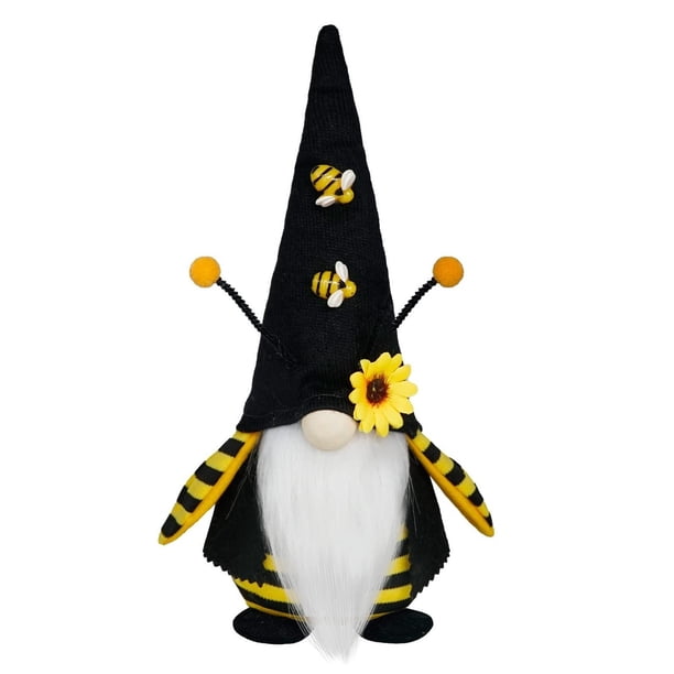 Muñeco enano sin rostro para el Festival de las Abejas, juguete para niños, decoración bonita