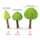 thumbnail image 3 of Wosthever Musgo Micro paisaje impermeable verde césped Base DIY decoración reutilizable ligero musgo colinas árboles Mini árbol Decoración Decoración 1.5 cm, 3 of 6