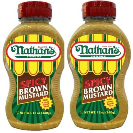 Pack Of 2 Spicy Brown Mustard  12 oz