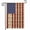 B, variant on XaaKee Garden Flags, American Flag Motif And Blue Morning Glories Yard Flags, Double-Sided High-Quality White Linen Small Garden Flags For Patio And Lawn, 12x18Inch