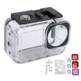thumbnail image 2 of Waterproof Case for Action 5 Pro/4/3, 45M/148FT Underwater Waterproof Diving Housing,  Dive Case, Support Horizontal and Vertical Photography, 2 of 7