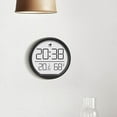 thumbnail image 4 of Temperature And Humidity Meter Clock Indoor Household Electronic Alarm Clock Kitchen Digital Display Alarm Clock Wall-mounted Room Temperature Meter, Usupdd 2025 Temperature And Humidity Meter Clock, 4 of 7