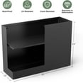 thumbnail image 3 of EAYSG Metal Planter Box 30” x 12” x 24”, Heavy Duty Tall Rectangle Planter Box with with Drainage Holes & Rust-Proof Coating, Modern Outdoor/Indoor Black Planter Box for Porch, Garden, Patio, Yard, 3 of 6