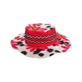 thumbnail image 7 of 2 Pecs Girls Dress Hat Flower Summer Party Holiday Princess Child 4-5, 7 of 7