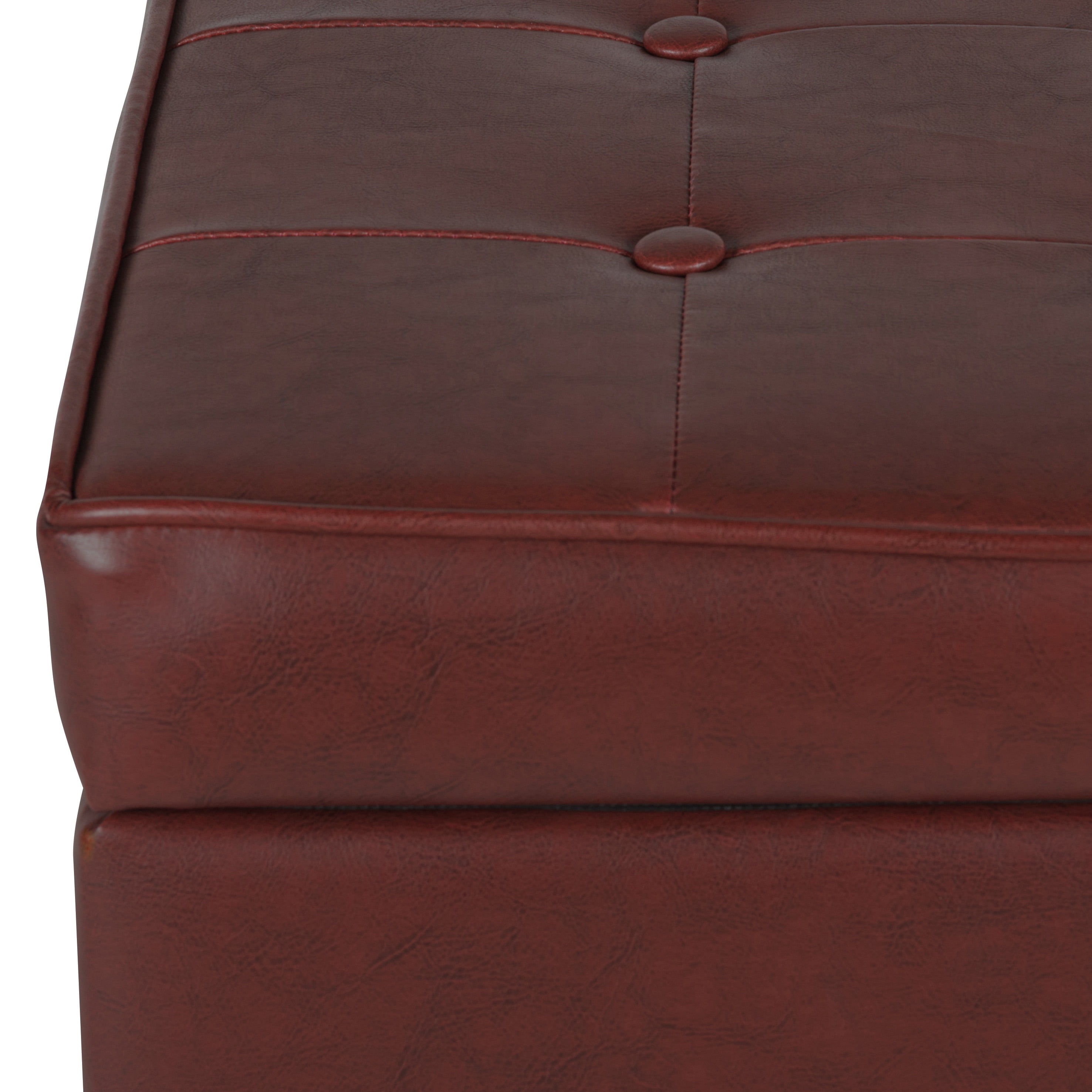 HomePop Square Tufted Storage Ottoman, Multiple Colors
