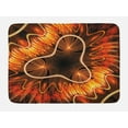 thumbnail image 1 of Fractal Bath Mat, Abstract Electromagnetic Waves Textured Dynamic Effects Artful Graphic Image, Non-Slip Plush Mat Bathroom Kitchen Laundry Room Decor, 29.5 X 17.5 Inches, Vermilion Brown, Ambesonne, 1 of 2