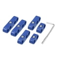thumbnail image 1 of 1 Juego 7mm-8mm Coche Bujía Cable Separador Telares Divisor Abrazadera Azul, 1 of 1