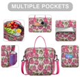 thumbnail image 2 of Pioneer Flower Floral Print Pattern Womens Lunch Box for Work,Insulated Large Lunch Bag for Tween and Teen,Loncheras Para Mujer,Leakproof Adult Lunch Bag for Work,Beach,Travel,Picnic,Camping, 2 of 7
