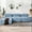 Blue, variant on Aukfa 117" Modular Sectional Sofa Overstuffed Boneless Couch, 3Pillows, No Assembly, Corduroy, Black