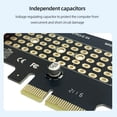 thumbnail image 2 of Adaptador Adaptador M.2 NVMe SSD a PCIE X4 Velocidad completa para Windows/Mac/Linux (Altura completa), 2 of 8