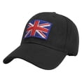 thumbnail image 2 of idosla American Flag Baseball Cap for Men Women, Tactical-Inspired Patriotic Design with USA Flag Embroidery & Adjustable Fit (BK3, One Size), 2 of 3