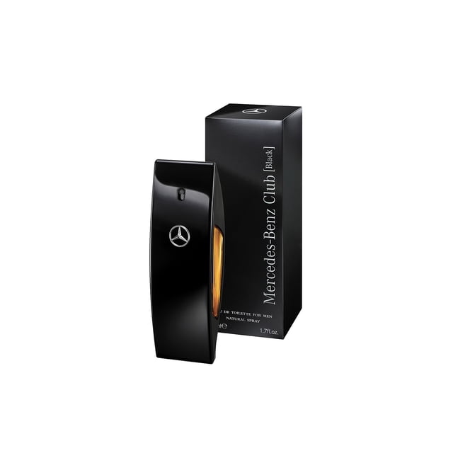 Perfume Mercedes Benz Club Black Eau De Toilette, 50 ml, para hombre