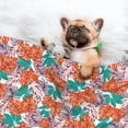thumbnail image 3 of Pofeuu Hawaiian Style Print Puppy Blanket,Dog Blankets,Pet Blanket Cozy Cat Blankets for Indoor Cats, Fuzzy Pet Blanket for Kitten Doggy Dog Blankets-Large, 3 of 8