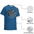thumbnail image 4 of Dr Pepper T-Shirt for Boys Girls, Kids Novelty Crew Neck Tops, Lightweight Short Sleeve Tee, XS-XL, 4 of 9