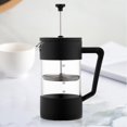 thumbnail image 4 of Cafetera de prensa francesa, espresso y prensa de té pequeña para café de filtro, té suelto y espuma de leche, resistente al calor con filtro 1000ml Sunnimix Cafetera de prensa francesa, 4 of 7