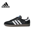 thumbnail image 3 of Zapatillas Adidas New Samba OG Low para hombre y mujer, clásicas, retro, para tabla, deportivas de moda, transpirables, color negro y blanco, 3 of 5