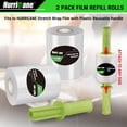thumbnail image 3 of Rollos de Repuesto de Film Estirable HURRICANE 80 Gauge 1000 ft x 12 cm, 3 of 7