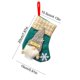 thumbnail image 3 of mfyjkho Colgante decorativo de calcetín navideño de lino, bolsa de regalo para árbol, chimenea, ventana y escalera. 1 pieza, 7,9 x 5,9 x 0,4 pulgadas., 3 of 7