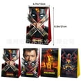 thumbnail image 3 of 12pcs Deadpool Birthday Party Gift Bags Goodie Bags, Boy Party Supplies for Theme Party Decoration Supplies, 3 of 3