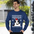 thumbnail image 3 of Christmas Sweatshirt, Customer Support Cat Funny Christmas Sweatshirt, Witty Holiday Jumper for Cat Lovers, Unique Feline Gift, 3 of 5