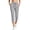 Gray, variant on Women's Stretchy Cropped Pants with Elastic Waist Drawstring, Active Joggers with Side Pockets, Breathable Ease Travel Bottoms for Casual Days