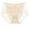 Rose Gold, variant on Seductiva Women Clothing Women Pantie Women Solid Color Lace Fabric High Elasticity Underwear