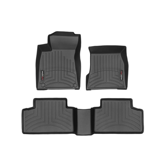 WeatherTech Custom Fit FloorLiners compatible with Mercedes AMG GLB 35 SUV, GLB SUV, GLB-Class - 1st & 2nd Row, Black