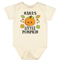 thumbnail image 3 of Inktastic Nanas Little Pumpkin with Leaves and Stars Boys or Girls Baby Bodysuit, 3 of 5