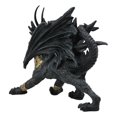 thumbnail image 3 of Ebros Tharos The Blue Sapphire Golden Armored Dragon Statue 10"Long Home Decor Resin Fantasy Combat Dragon Beast Figurine, 3 of 5