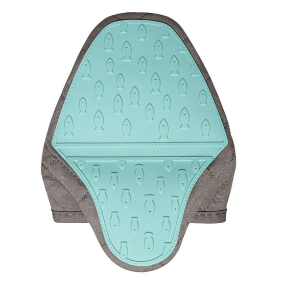 Lilixerw Short Oven Gloves,Heat Resistant Silicone Kitchen Mini Oven Mitt,Non-Slip Grip Surfaces and Hanging Loop Gloves,Baking Grilling Barbecue Gloves,Microwave Machine Washable