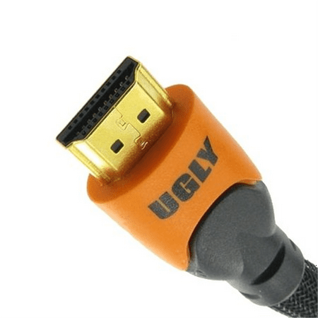 2 Meter (6 foot 6 inch) UGLY! Brand HDMI High speed with Internet cable. Ideal for use with PS3, PS4, Xbox 360, Xbox one, BluRay, 3D, DVD, HDTV, Digital Video Recorders (DVR), Plasma, LCD, and LED (Best Internet Speed Meter)