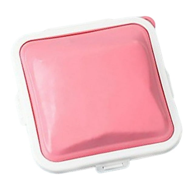GUOOL Reusable Sandwich Containers, BPA-, Snap-top Lids And Silicone Seal. -Snacks Pink