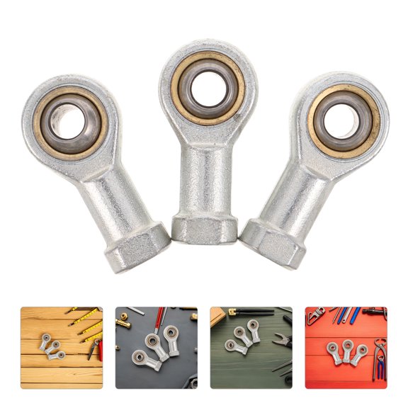ETEREAUTY 6-Pack Fish Eye Rod End Bearings Plated with Precise Design for Industrial Machinery Use