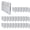 2 Inch-Standard-30, variant on 2 Inch-Standard 8 Cleat Picture Hanger Kit for Mirrors, Art Frames & Whiteboards