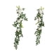 thumbnail image 4 of 2 piezas de flores artificiales de PEW, guirnalda colgante de eucalipto, gran silla de iglesia, juego de flores para bodas y vacaciones, 4 of 9