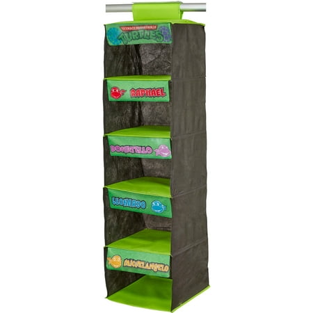 Tmnt 5 Shelf Wardrobe Organizer