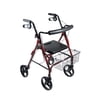 DLite Lightweight Walker Rollator with 8" Wheels and Loop Brakes
