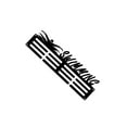 thumbnail image 4 of Maytalsory Wall Mount Medal Hanger Display Rack Black for Lounge, Gymnasium with 3 Rows Style C Style C, 4 of 5